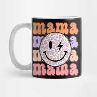Mama One Happy Dude Birthday Theme Family Matching Bolt Face Mug